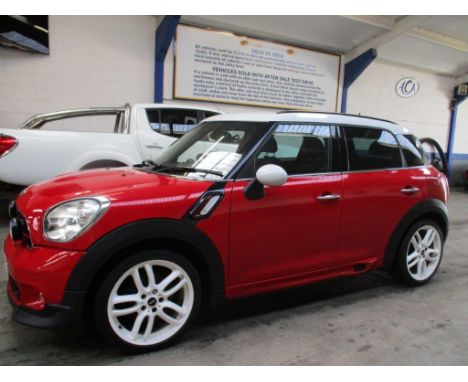 Make &amp; Model: Mini Countryman Cooper S All4Date of Reg: EK12 KUHColour: Redcc: 1600MoT: 27-07-2021Fuel Type: PETROLMileag