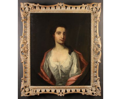 Circle of Michael Dahl (1659-1743). Oil on Canvas; Portrait believed to be The Hon. Mrs Leveson Gower, Daughter of Mrs Grosve
