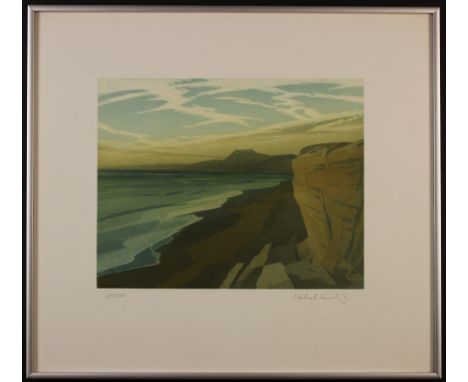 Four Signed Limited Edition Coloured Aquatint Landscapes by Michael Fairclough; three 13 ins x 14½ ins (33 cms x 37 cms), one