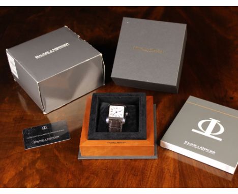 A Baume & Mercier Swiss-made Automatic Wrist Watch No 3845891, with original box and instruction manual.