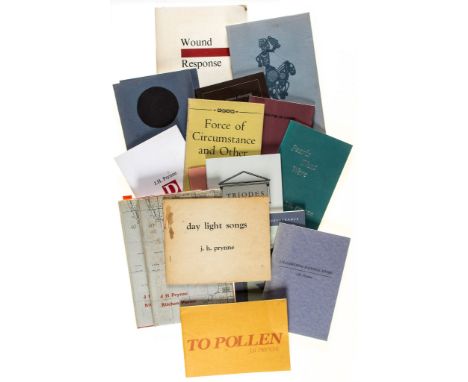 Prynne (J.H.) - Kitchen Poems [2 copies],  one of 50 copies signed by the author,  original cloth, dust-jacket, Goliard Press