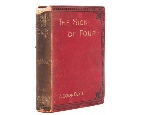 The Sign of Four, first edition, first issue, this with misprint on p ( Sir Arthur Conan) The Sign of Four, first edition, fi