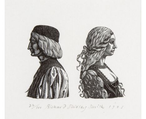 Smith (Richard Shirley) - Messer Pietro Mio: The Engravings,   12 wood-engravings,     all numbered 22/100 and signed in penc