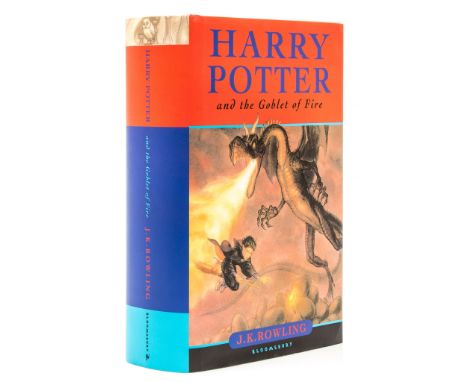 Rowling (J.K.) - Harry Potter and the Goblet of Fire,  first edition, signed by the author     on dedication p., with related