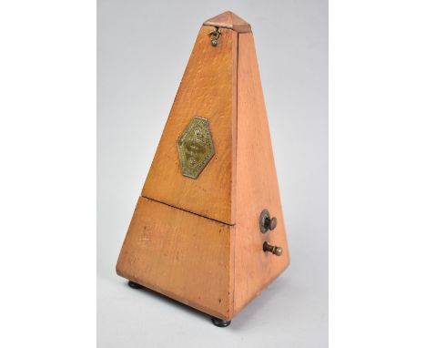 A Vintage French Metronome, Working, 23cms High