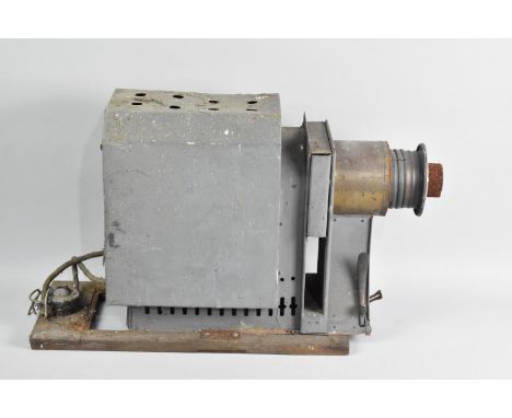 A Vintage Tin Plate Magic Lantern for Full Restoration, 56cms Long