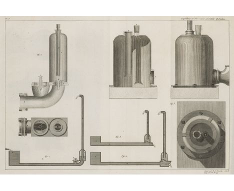 Physik - - Johann Albrecht Eytelwein. Observations sur les effets et l' application avantageuse du bélier hydraulique, d'aprè