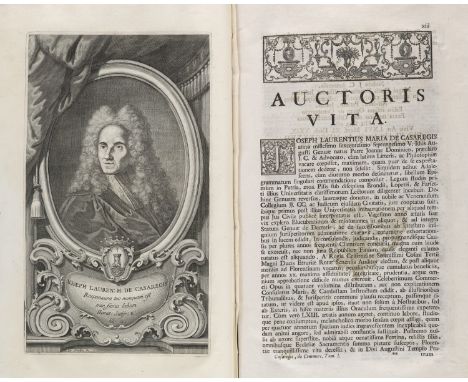 Rechtswissenschaften - Law books - - Joseph Laurentius Maria de Casaregis. Opera omnia cum additionibus. Discursus legales de