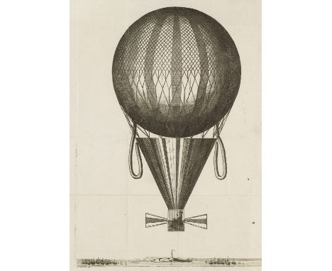 Luftfahrt - Ballonfahrt - - F. Du Pré. Memoria sull'aerostato di Pasqual Andreoli. Esposio nella chiesa di S. Giorgio Maggior