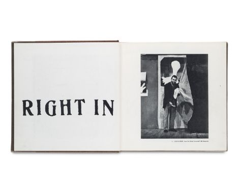 Allan Kaprow. Assemblage, Environments &amp; Happenings. Widmungsexemplar. New York, Harry H. N. Abrams, (1965). 341 S. 4°. G