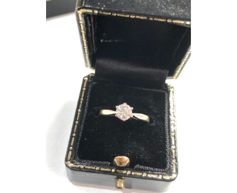 Fine 18ct gold diamond ring 0.50ct 