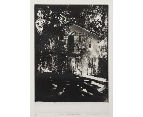 * Norman Ackroyd [b.1938] - The Dovecote at Chateau Palmer,:-etching, signed, inscribed, dated '86 and numbered 69/150 in the