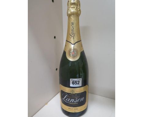 A bottle of Vintage Lanson Champagne 1996 