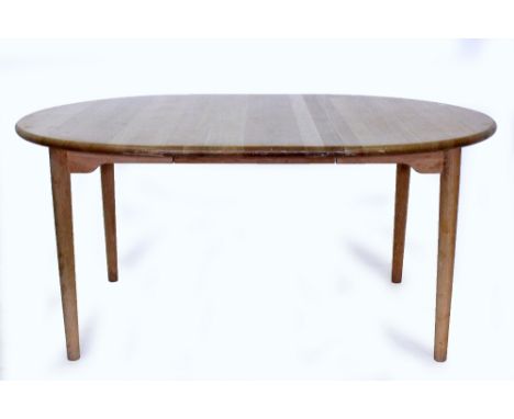 A BRODRENE ANDERSEN DANISH LIGHT OAK DINING TABLE  150cm wide x 112cm deep x 72cm high 