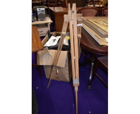 An artists easel