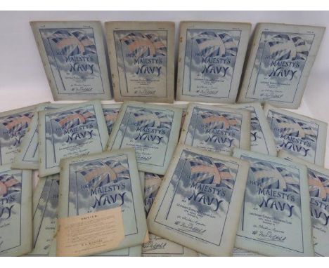 J.S. Virtue & Co. 1-22 1/2 volumes titled "Her Majesty's Navy by Lieutenant Charles Rathbone Low - Late Indian Navy illustrat