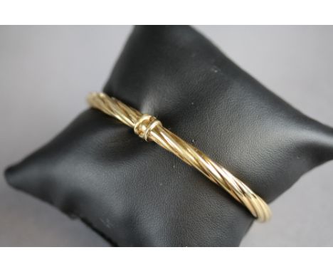9ct gold annular bangle 11grams