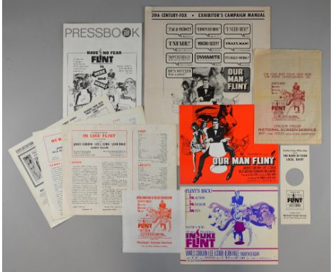 Our Man Flint (1966) / In Like Flint (1967) Promotional material including Our Man Flint Exhibitor’s Campaign manual, Our Man