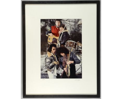 Queen We Will Rock You - 40th anniversary year, Original C type exhibition print of Queen, Signed limited edition 3/50, Image