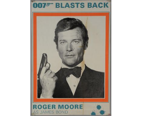 James Bond The Spy Who Loved Me (1977) Double Crown film poster, starring Roger Moore, folded, 20 x 30 inches