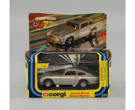 Corgi James Bond Aston Martin, 271, boxed with accessories.