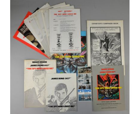 James Bond The Spy Who Loved Me (1977) Exhibitors Campaign Book (no cuts) 10 x 15 inches, Royal Charity Premiere programme, A