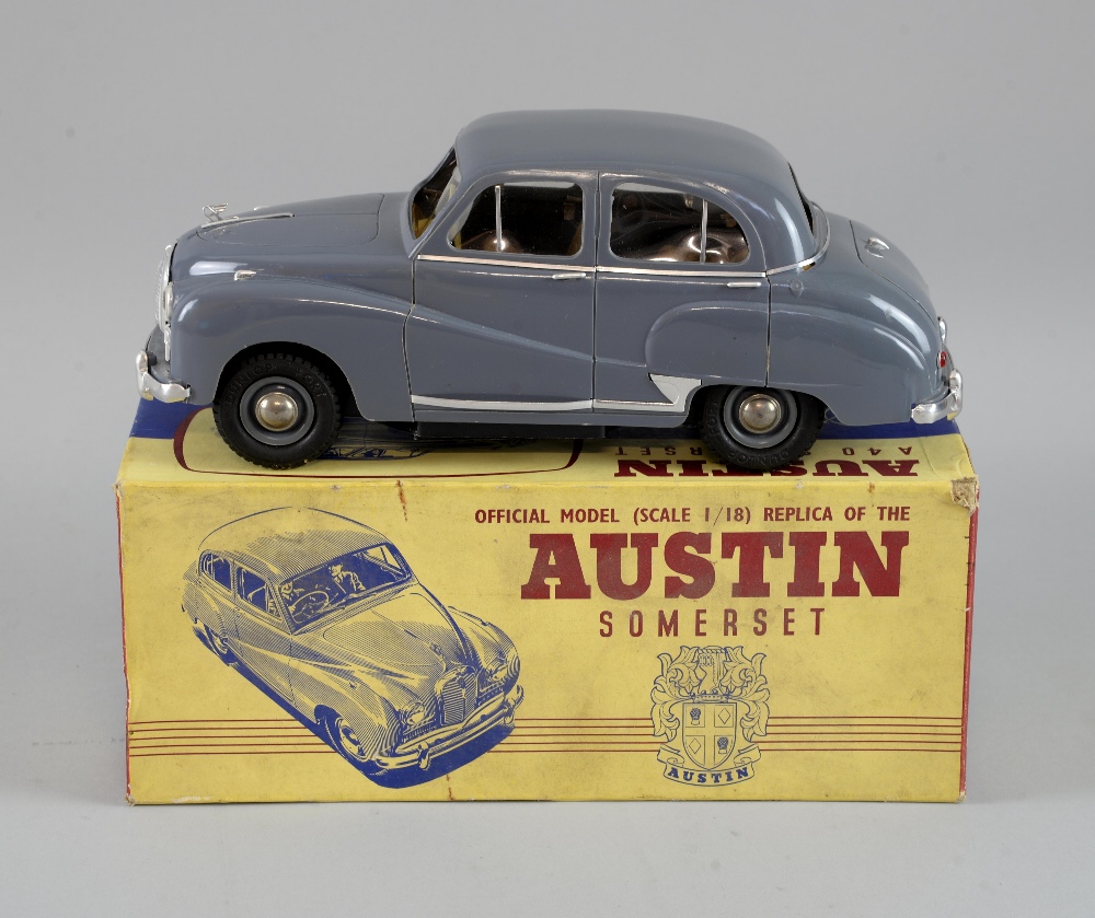 Boxed Victory V Models Austin A40 Somerset electric 118 car in black