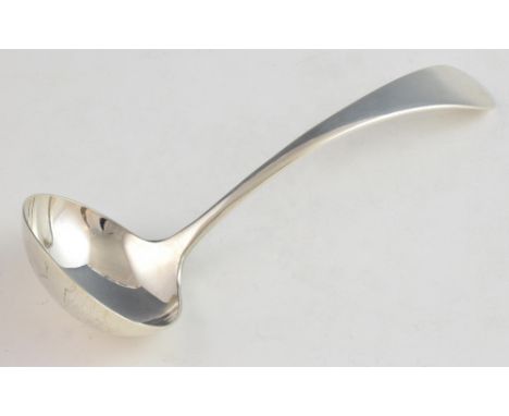 Modern silver sauce ladle, by Francis Howard Ltd., Sheffield, 1965, 2.5oz, 77g,  