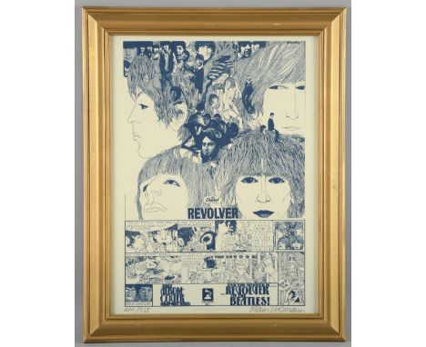The Beatles Revolver album - Klaus Voormann poster, limited edition (200/555) print hand numbered & signed by the artist Voor