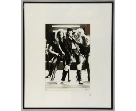 Queen - Original silver gelatin bromide exhibition print of Freddie Mercury of Queen, Signed limited edition 1/50, Image was 