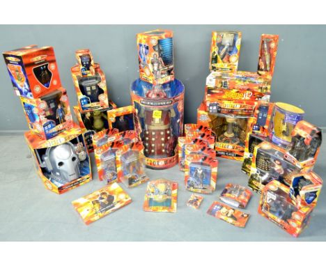 Doctor Who - Radio controlled supreme Dalek, Tardis Playset, The Doctor and RC-K9, Cyberman voice changing helmet, quantity o