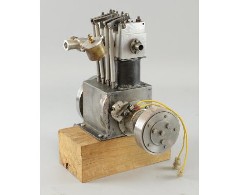 Scratch built model of  four piston system  31cm tall 