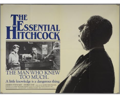 The Essential Alfred Hitchcock (1983) The Man Who Knew Too Much & Rope, British Quad film posters, Universal, folded, 30 x 40