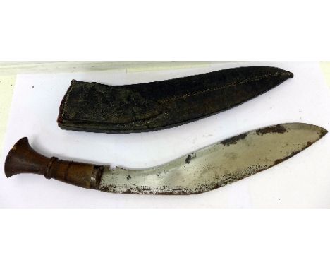 A large Kukri with scabbard