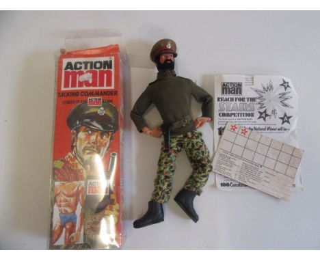 Action Man Talking Commander box, F-G, figure G-E, in working order (Est. plus 21% premium inc. VAT)