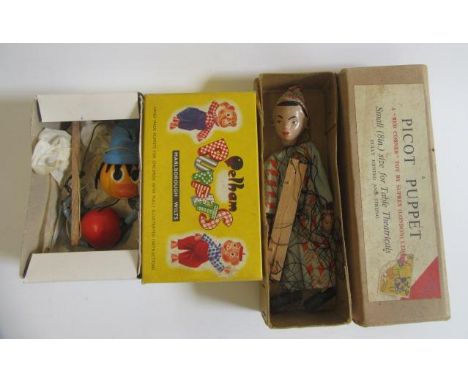 Pelham Puppets Trug, boxed and Picot Puppet doll, boxed, G-E (Est. plus 21% premium inc. VAT)