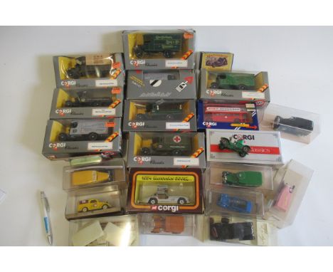 Twenty two diecast vintage vehicles by Corgi, Solido, Eligor and others, most items boxed, G-E (Est. plus 21% premium inc. VA