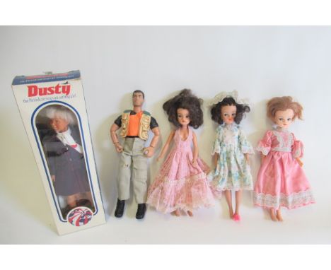 Three Sindy dolls, two of which are 2 Gen 1077, the other marked with Sindy trademark and numbered 033055X, together with an 