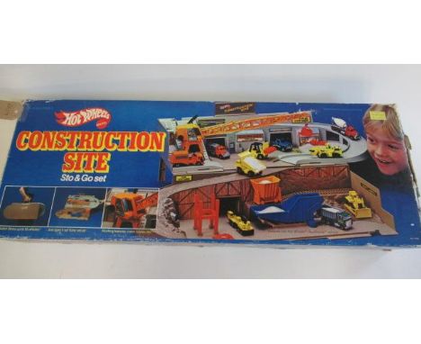 Mattel Hot Wheels Construction Site, ST and GO Set, box AF, G (Est. plus 21% premium inc. VAT)