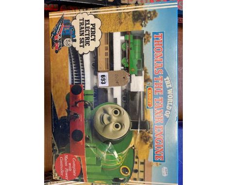 Hornby Thomas the Tank Engine Set with three goods trucks and track, boxed (Est. plus 21% premium inc. VAT)