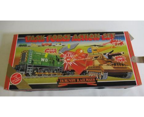 Hornby Task Force Action Set with 08 Diesel and army wagons, boxed F (Est. plus 21% premium inc. VAT)