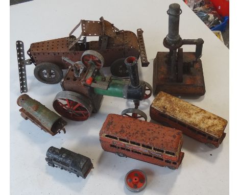 Mamod steam engine & various other tinplate 