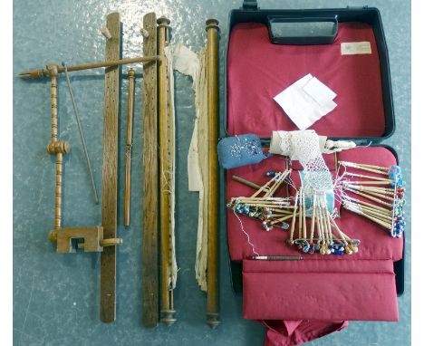 Tapestry frame & lace making kit 