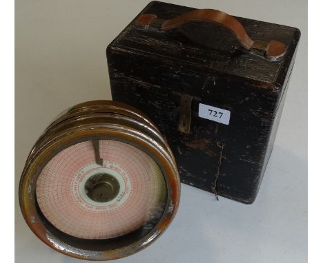 Racing Pigeon clock in case 