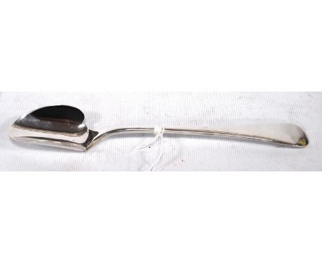 Silver cheese scoop by Huttons, Sheffield 1938. 