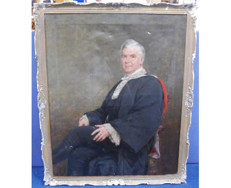 JOSEPH HENDERSON (SCOTTISH, 1860 - 1924)Portrait of Very Reverend Dr Walter Ross Taylor DDSigned lower right and dated 1902, 