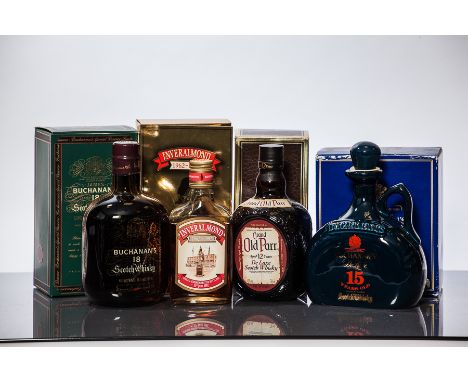 BUCHANAN'S 18 YEAR OLD SPECIAL RESERVE
Blended Malt Whisky, 75cl, 43% volume, in carton.
INVERALMOND SPECIAL COMMEMORATIVE BO