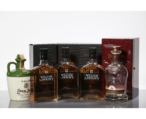 LONG JOHN 12 YEAR OLD
Blended Scotch Whisky in ceramic decanter. German import. 0.75 L, 43% volume.
DEWAR'S SIGNATURE BOTTLE
