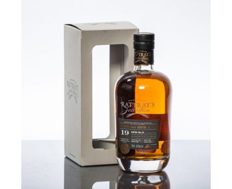 RATTRAY'S SELECTION 19 YEAR OLD
Blended Scotch Whisky. Batch no. 1, comprising Auchentoshan 1991, Balblair 1990, Benriach 198