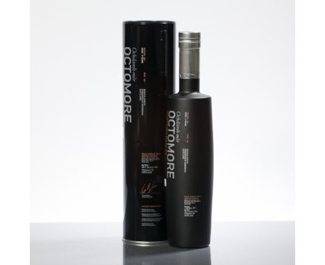 BRUICHLADDICH OCTOMORE 5 YEAR OLD
Single Islay Malt Whisky. Edition 06.1, PPM 167. Signed by Master Distiller Jim McEwan. 700